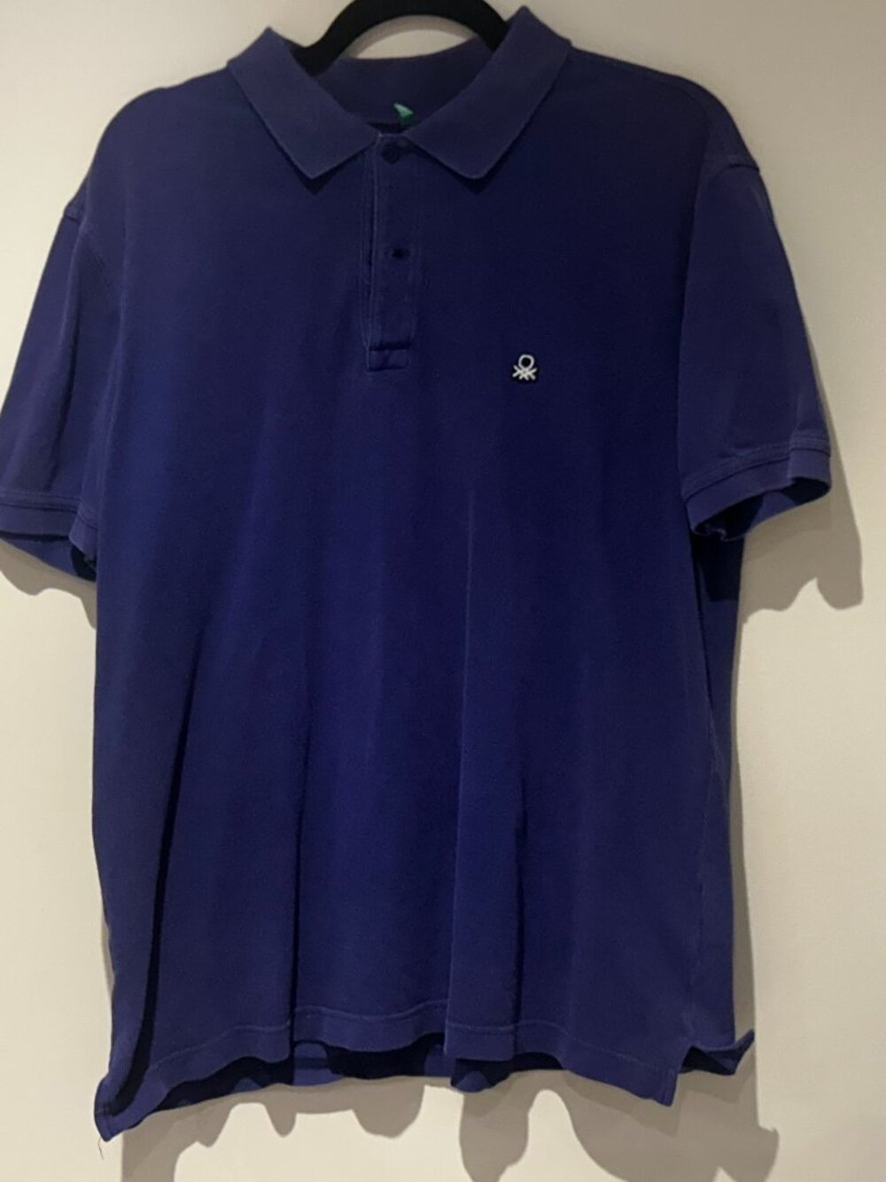 Sisily United Colours of Benetton Purple Polo Shirt, XL (Size 42)